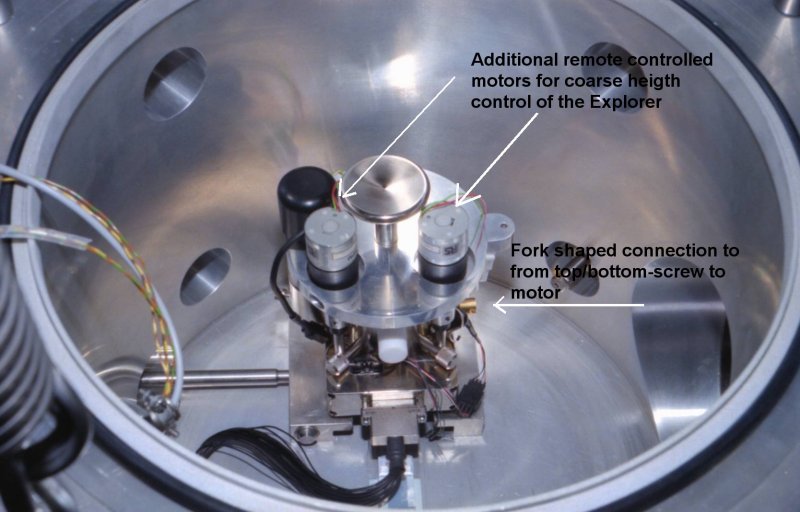AFM-Kopf in der Kammer